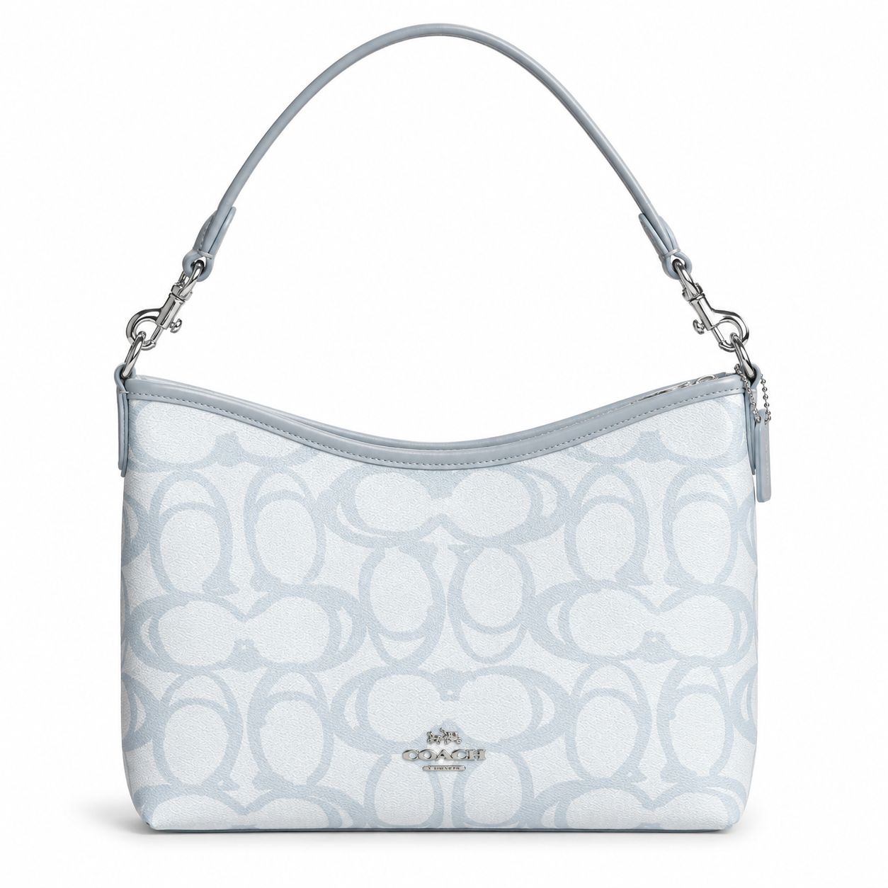 Coach Sky Blue Signature Shoulder Bag