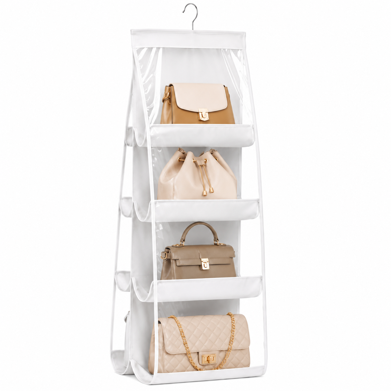 Handbag Organizer White - 2 Sizes