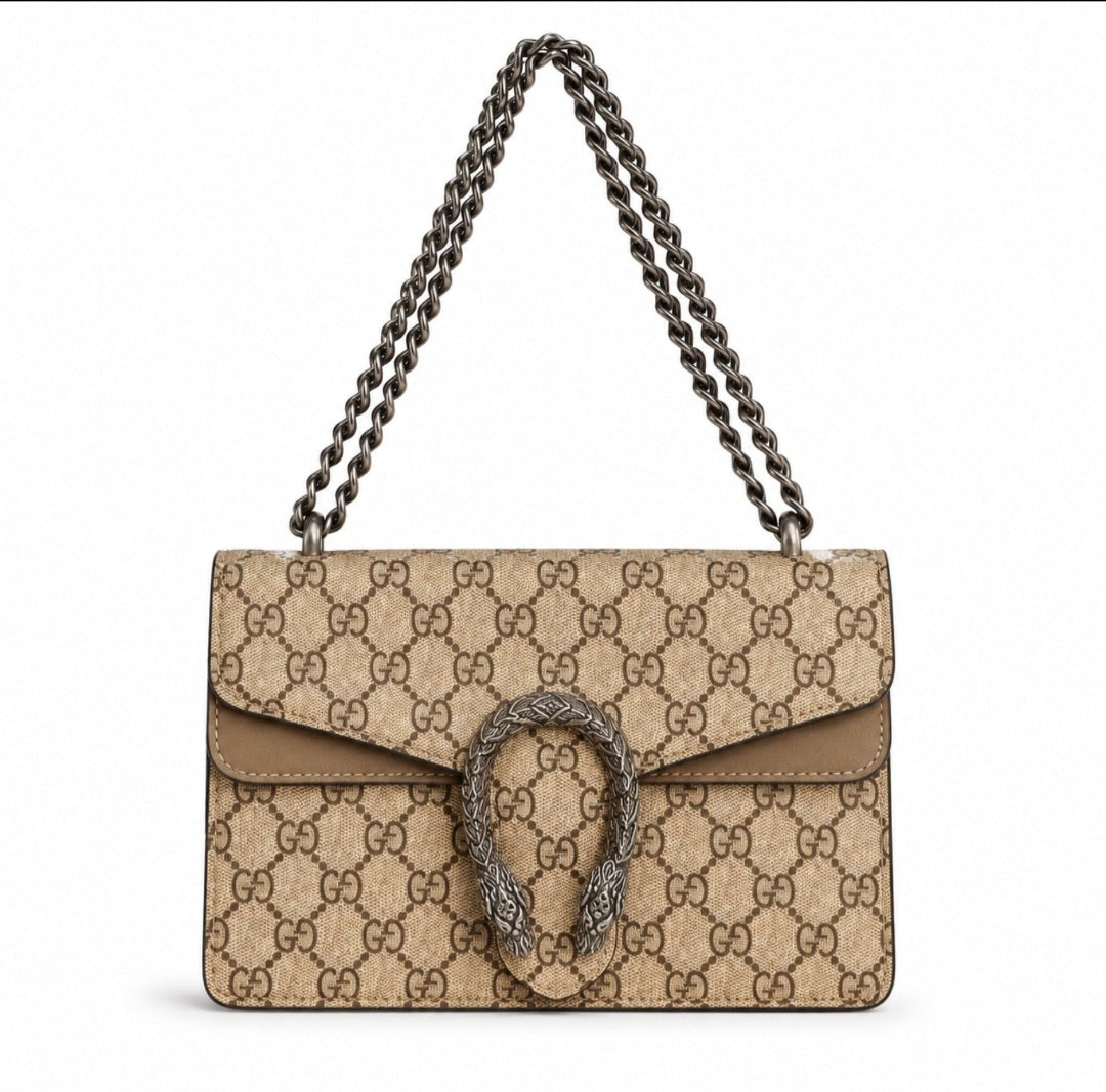 Classic Serpentine Chain Shoulder Bag