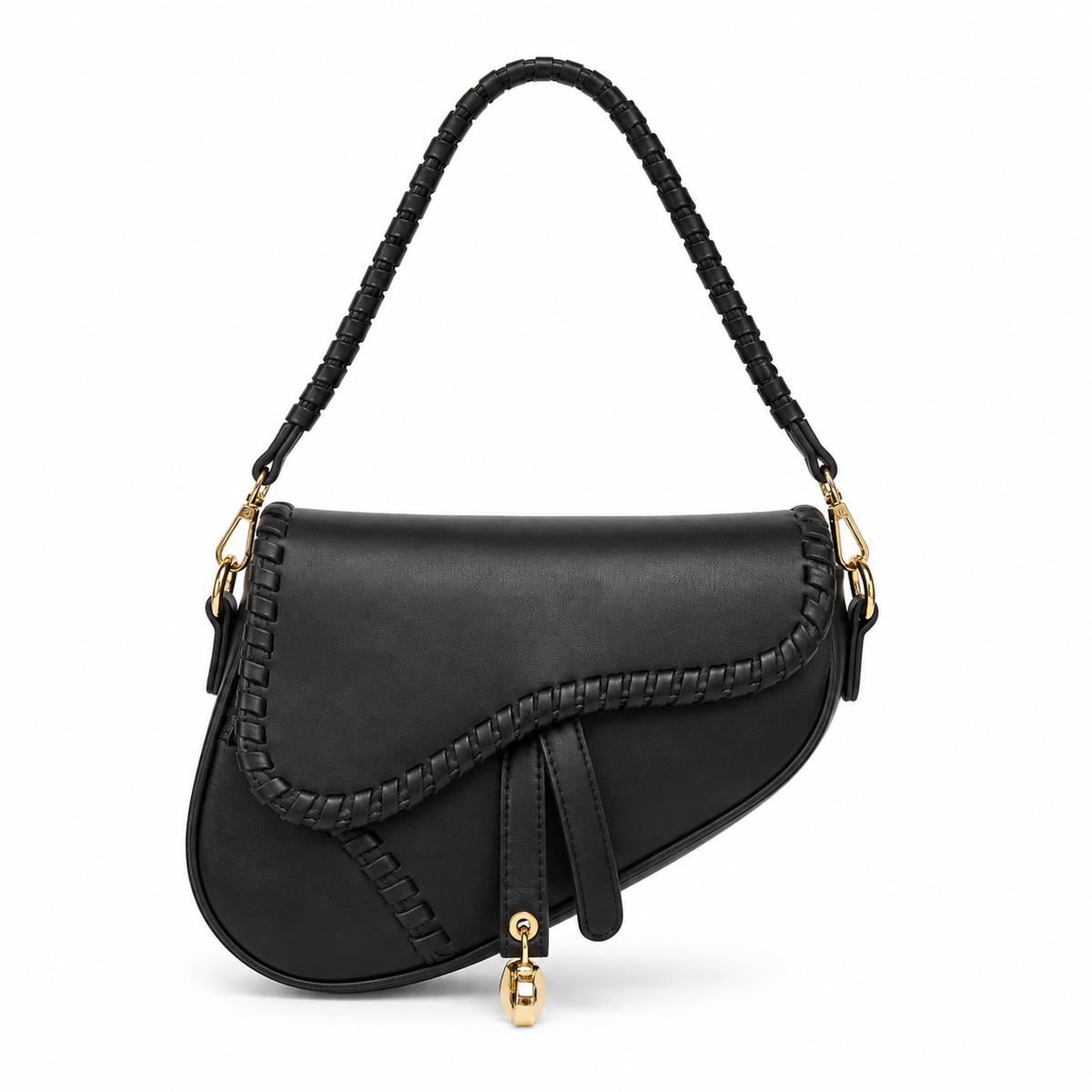 Luna Braided Saddle Bag - 2 colors