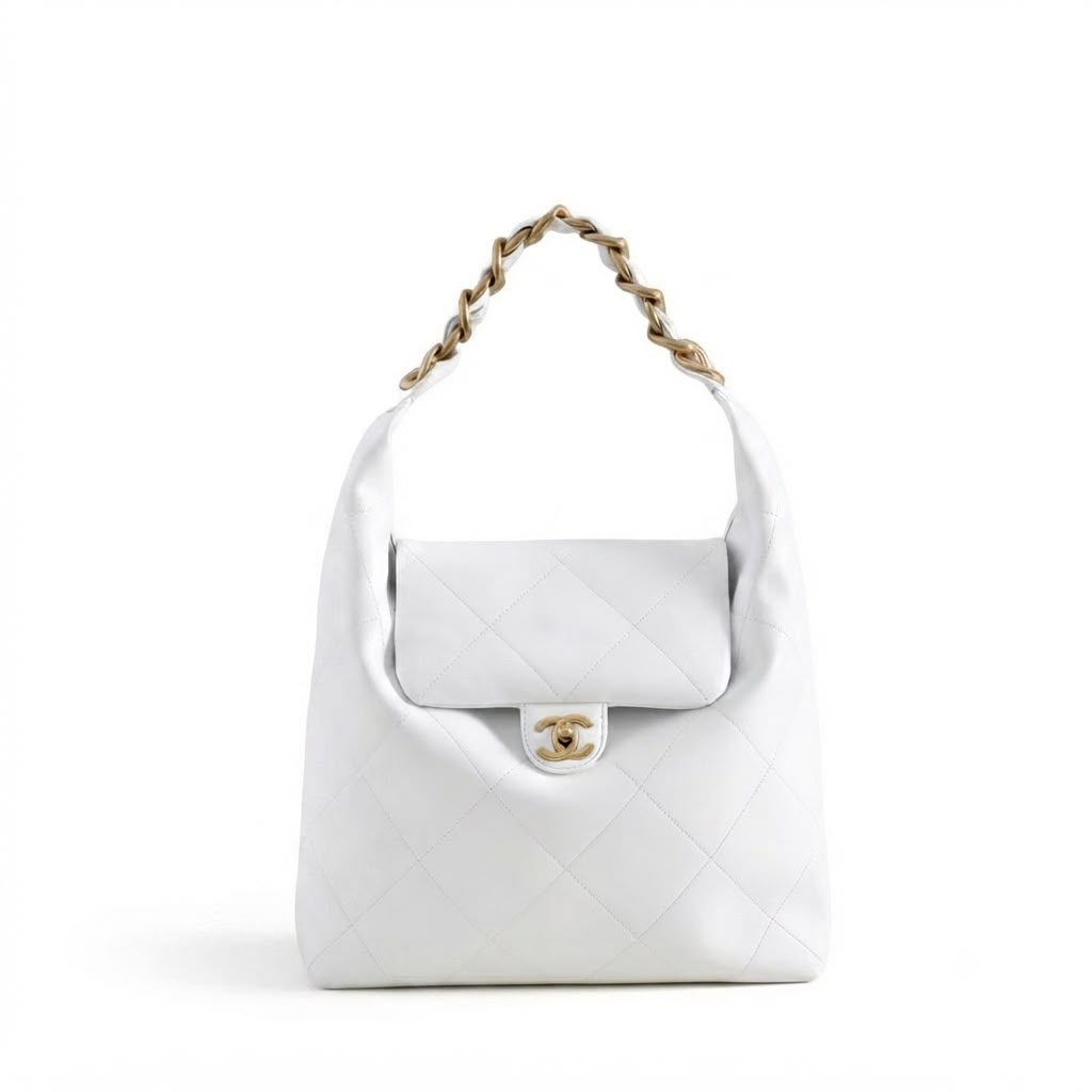 Chanel 22 Small Hobo Bag – White