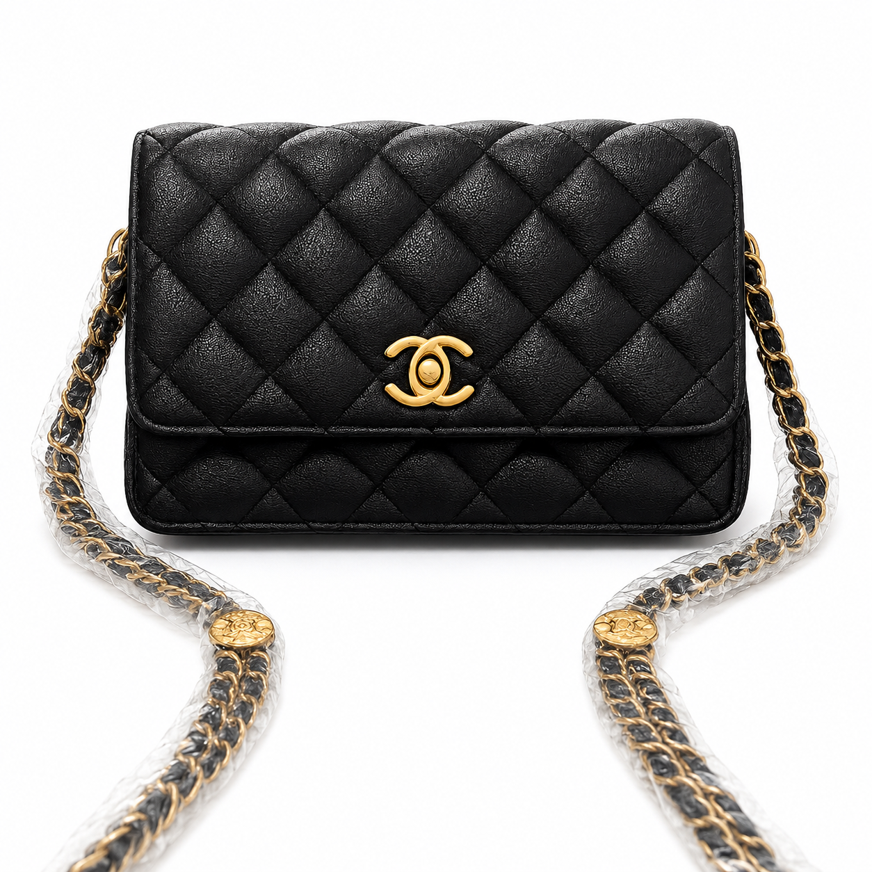 Chanel Wallet on Chain-Black