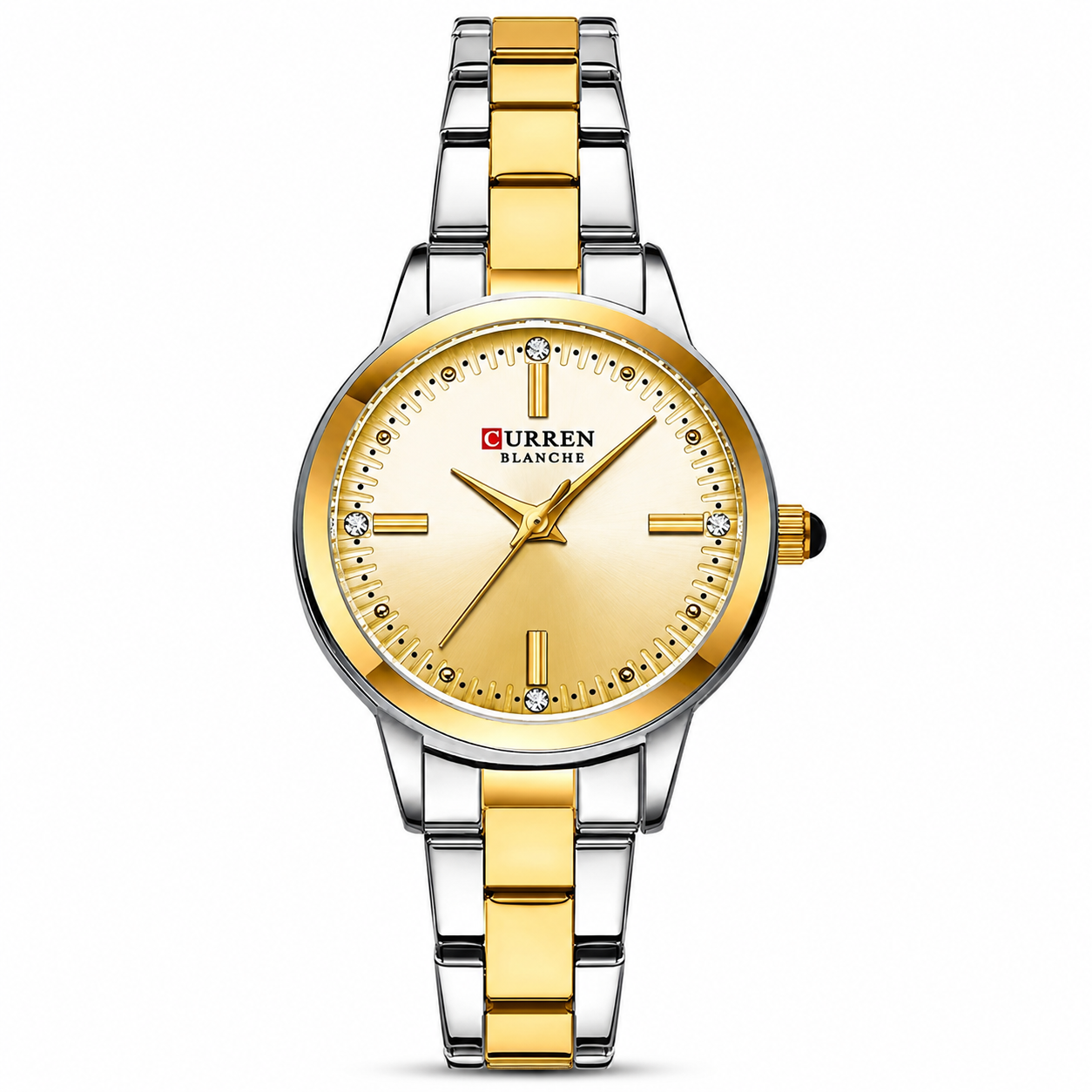 Curren Women's Two-Tone Gold & Silver Watch