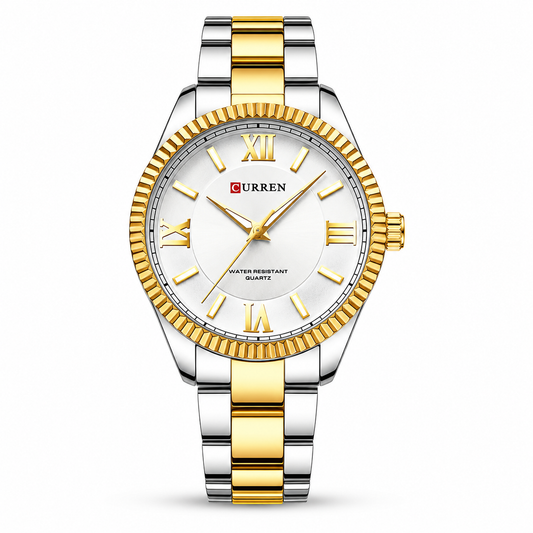 Curren Men's Royal Heritage Watch – Silver White Two-Tone