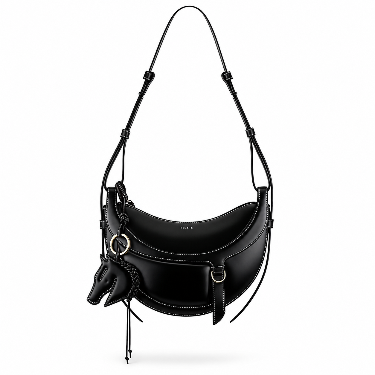 Polène Saddle Bag - Black