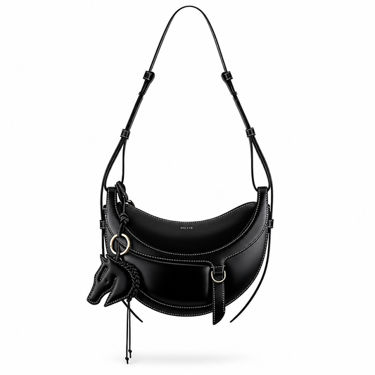 Polène Saddle Bag - Black