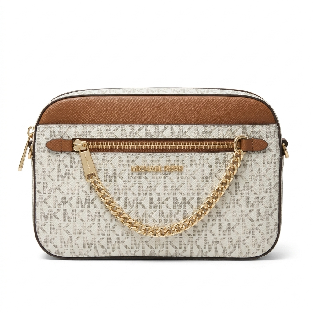 Michael Kors Jet Set Large Logo Crossbody Bag