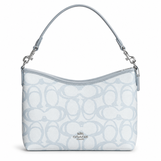 Coach Sky Blue Signature Shoulder Bag