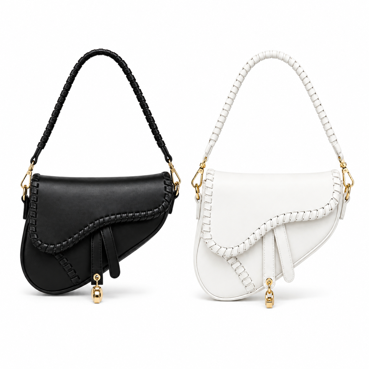 Luna Braided Saddle Bag