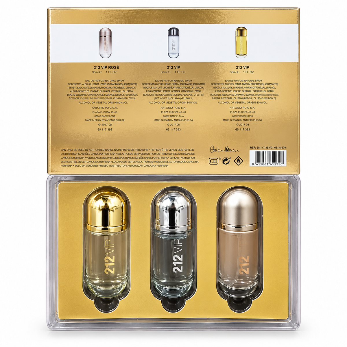 Carolina Herrera 212 VIP Women’s 3-Piece Perfume Set