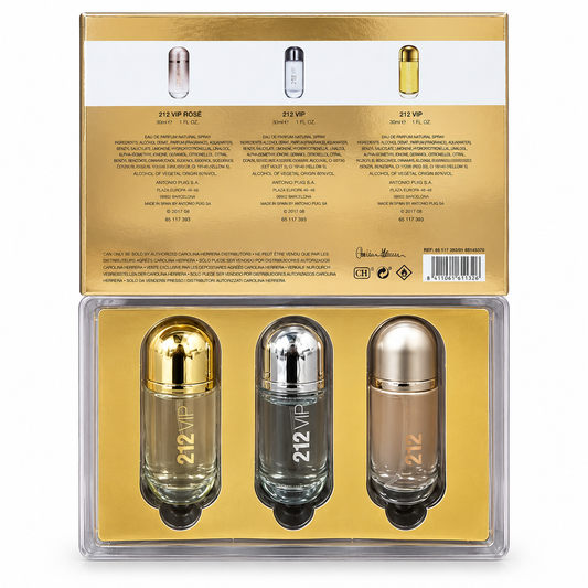 Carolina Herrera 212 VIP Women’s 3-Piece Perfume Set