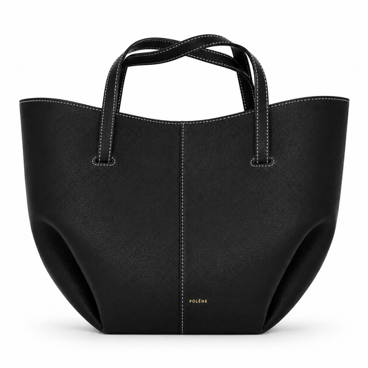 Polène Saddle Bag Medium Size - Black