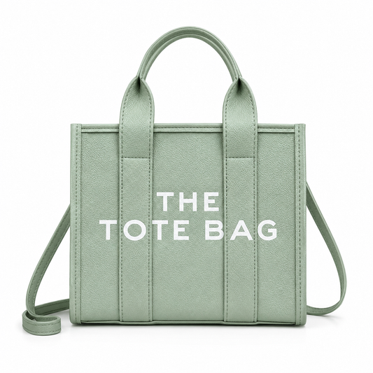 Sage Green: Luxe Sage Small Tote Bag