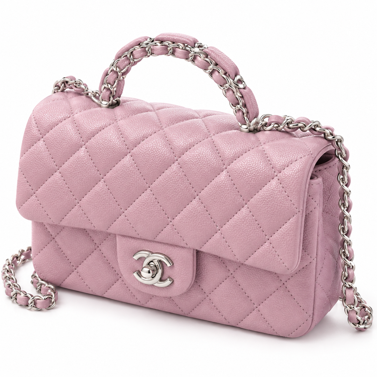 Chanel Mini Flap Bag with Top Handle - 7 colors