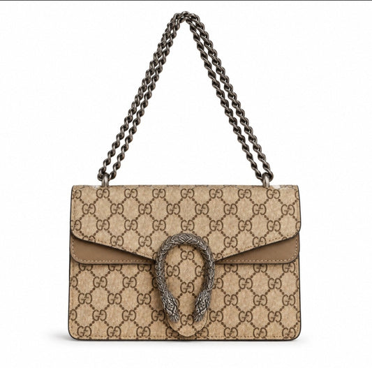 Classic Serpentine Chain Shoulder Bag