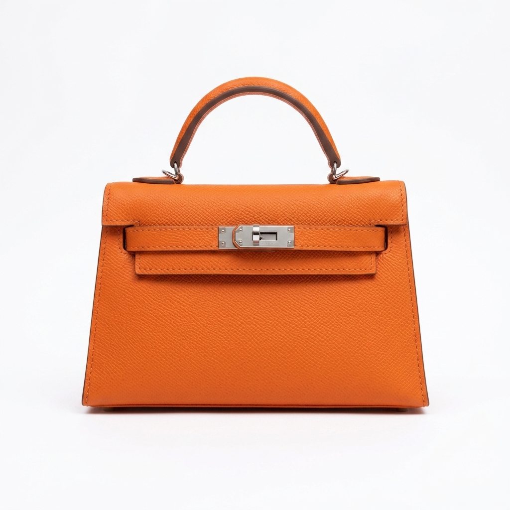 Hermès Mini Orange Epsom Leather - 22cm