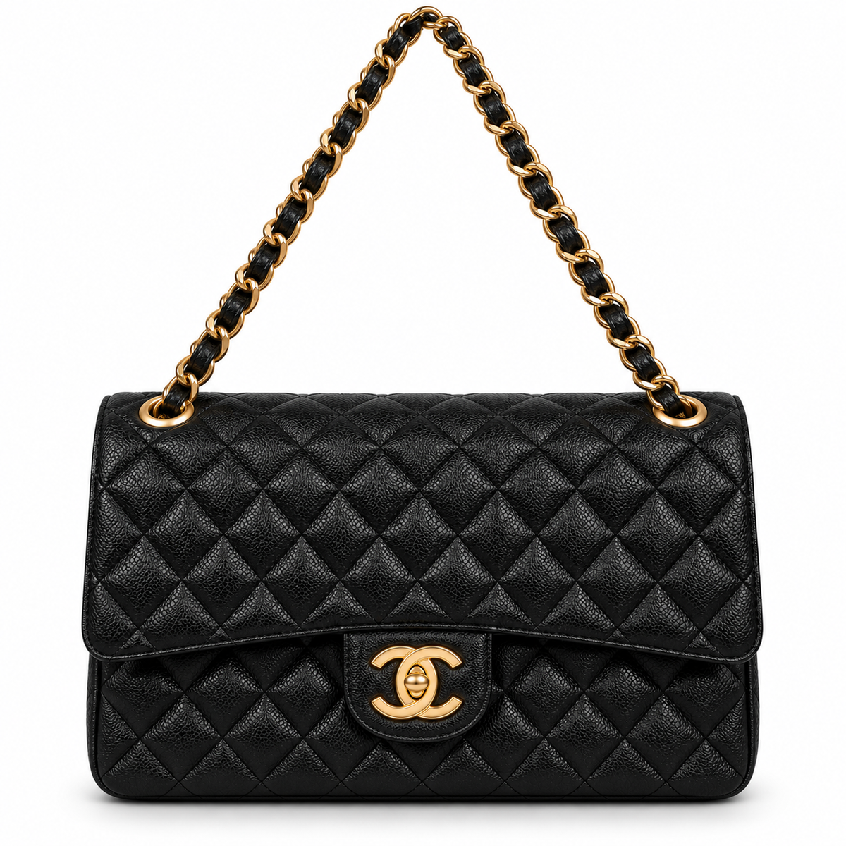 Chanel soft/rough leather 30cm - 2 colors