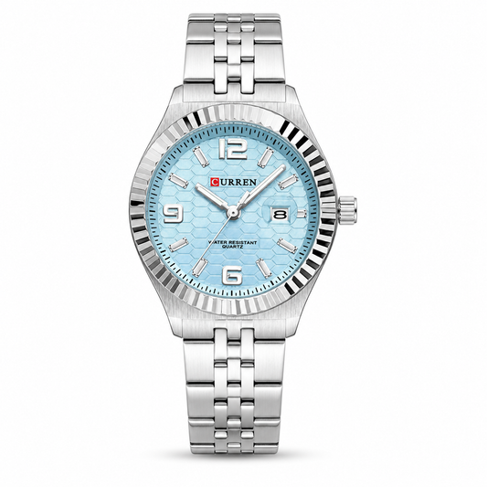 Curren Women's Ice Blue Silver Watch