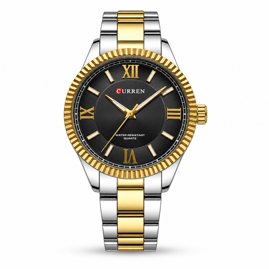 Curren Men's Royal Heritage Watch – Black Two-Tone