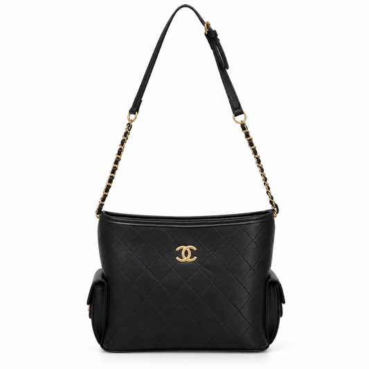 CHANEL Quilted CC Hobo Bag - 2 colors