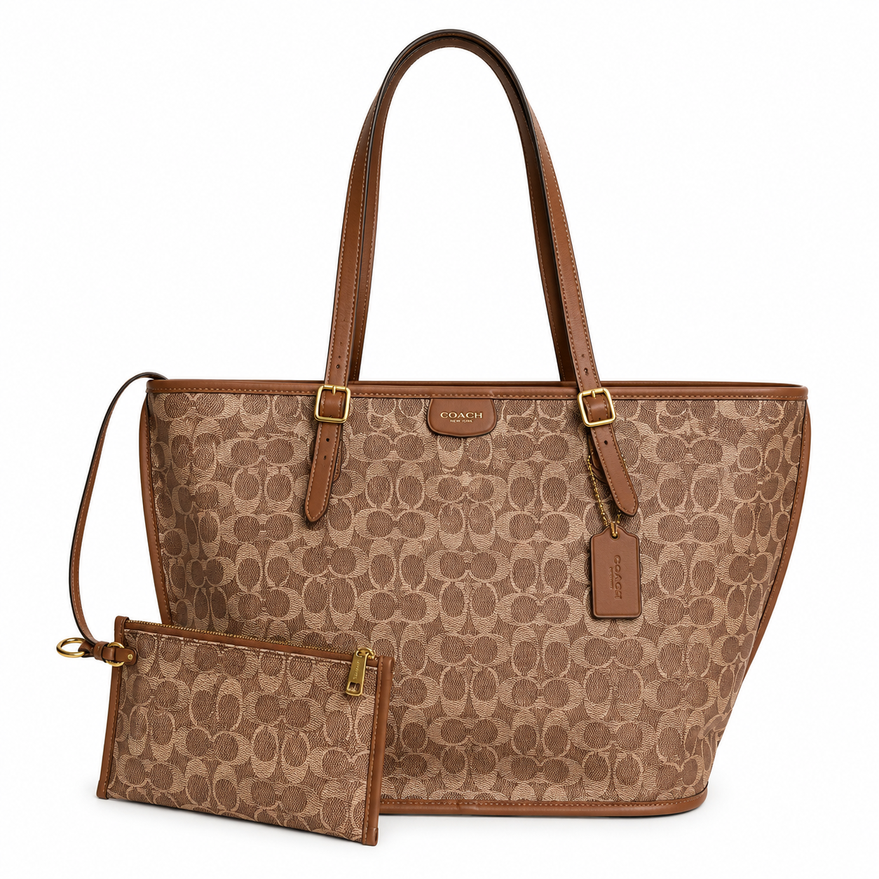Coach City Tote Bag - Khaki (Brown)