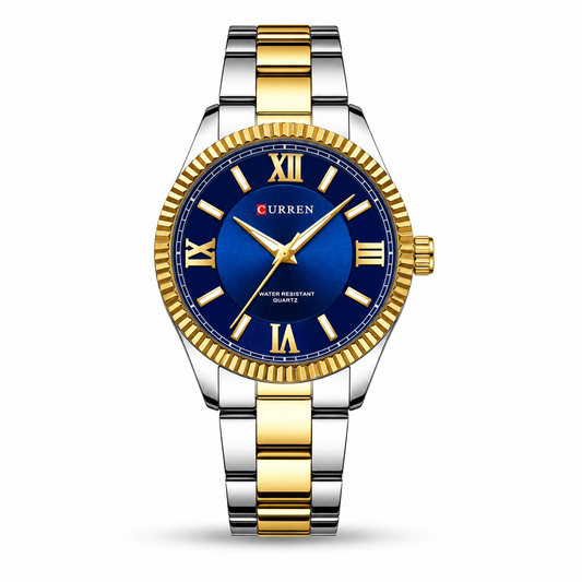 Curren Men's Royal Heritage Watch – Blue Two-Tone