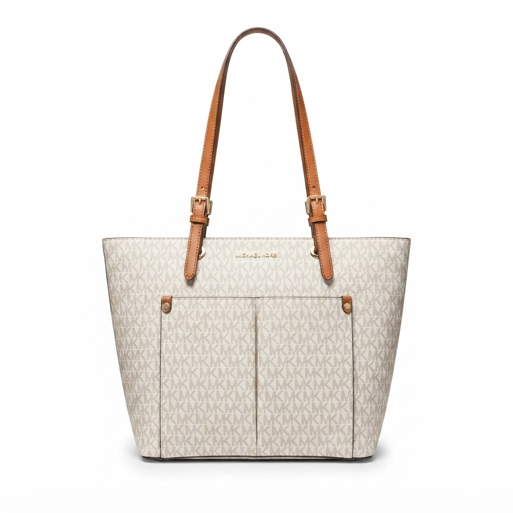 Michael Kors Jet Set Signature Vanilla Tote