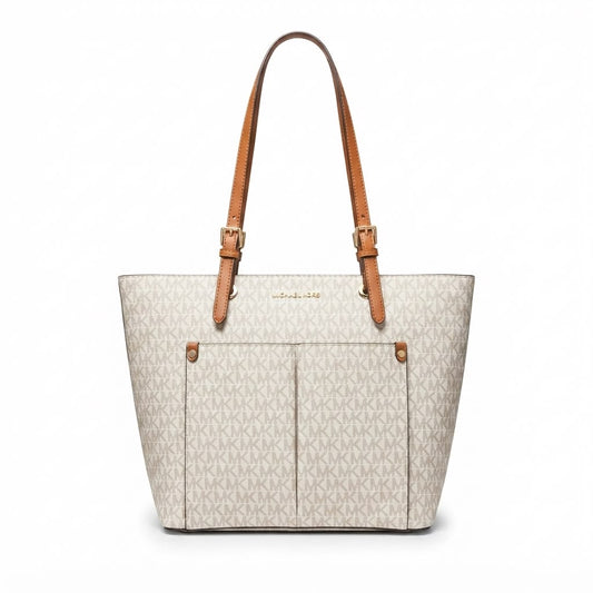 Michael Kors Jet Set Signature Vanilla Tote