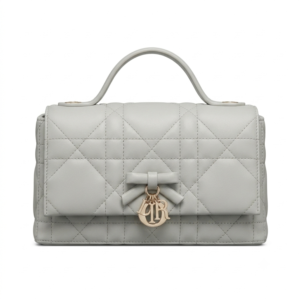 Dior bow tie mini chain bag - glacier blue