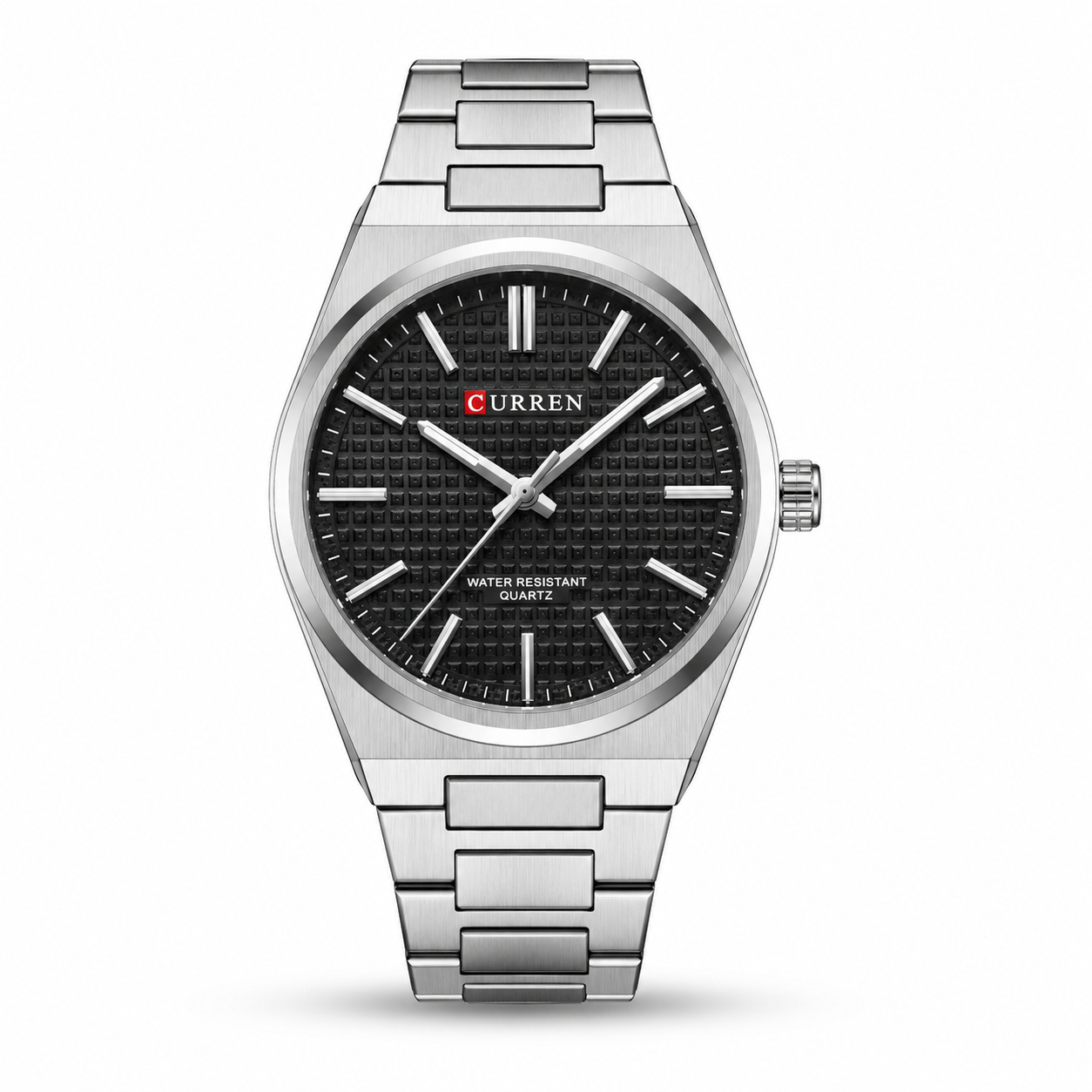 Curren Men's Prestige Classic Watch – Silver Black Dial