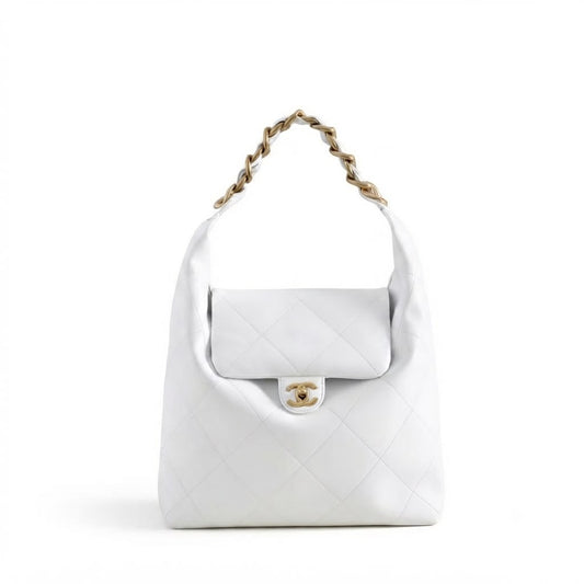 Chanel 22 Small Hobo Bag – White