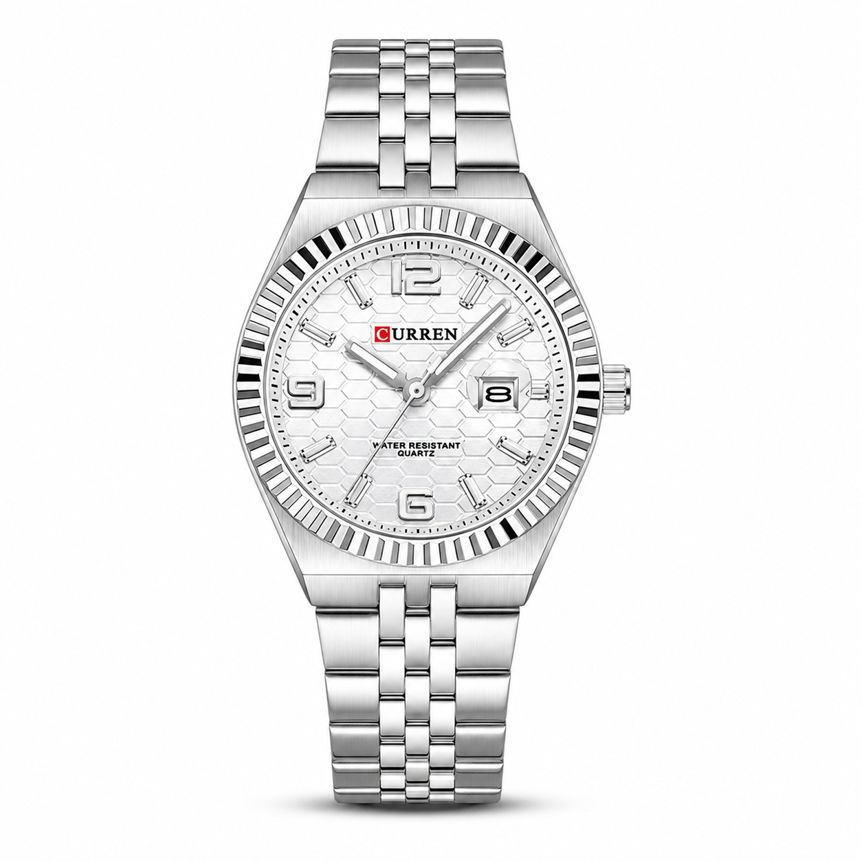 Curren Women's Silver White Dial Watch