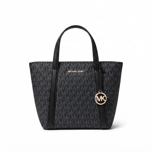 Michael Kors Charlotte Signature Small Tote – Black