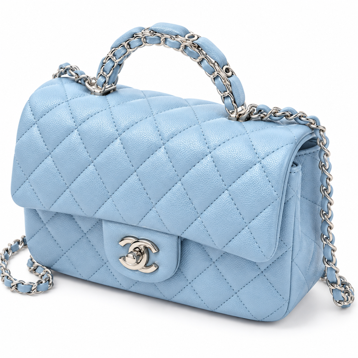 Chanel Mini Flap Bag with Top Handle - 7 colors