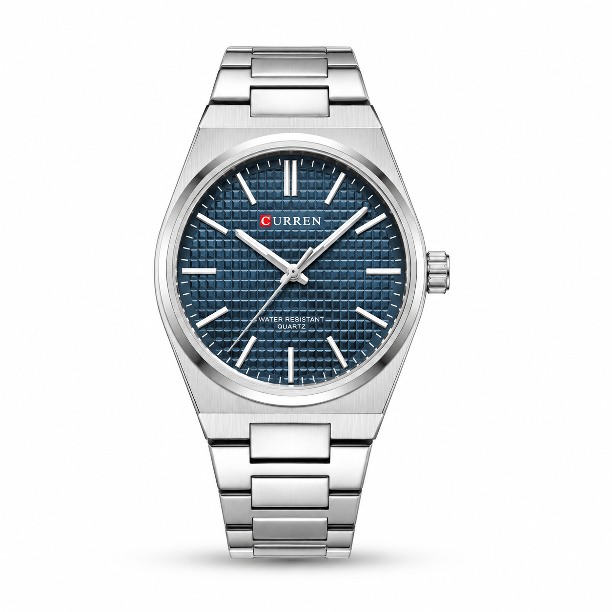 Curren Men's Prestige Classic Watch – Silver Blue Dial