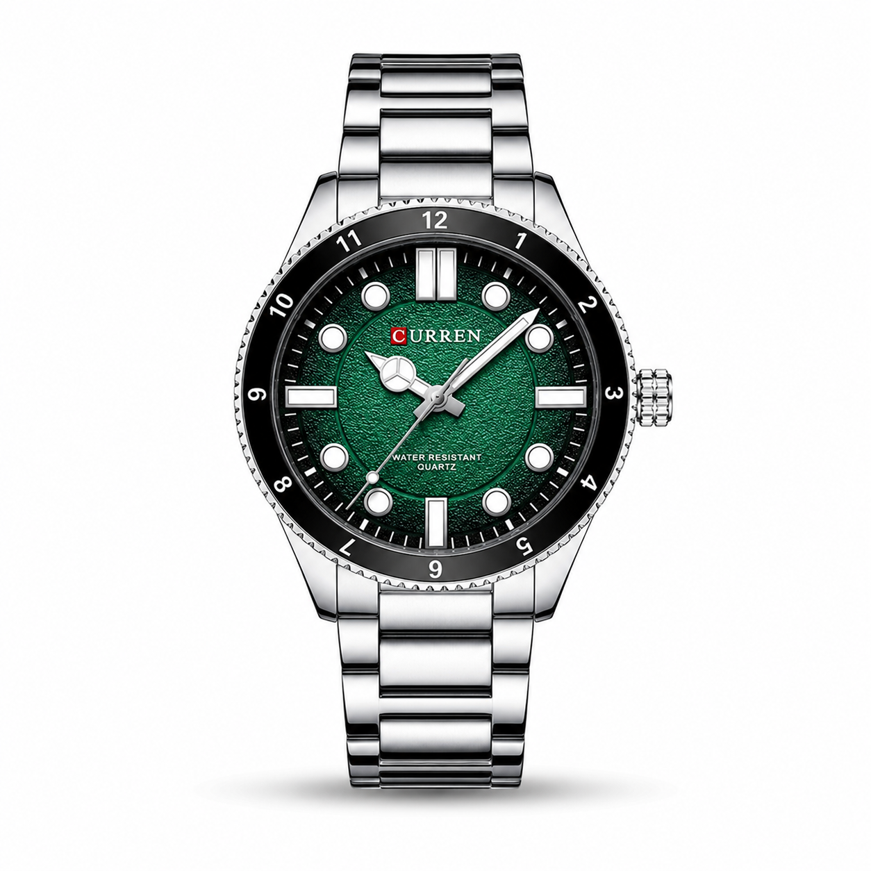 Curren Men's Marine Diver Watch – Emerald Green Dial