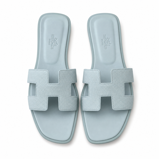 Baby Blue Hermès Oran Sandal